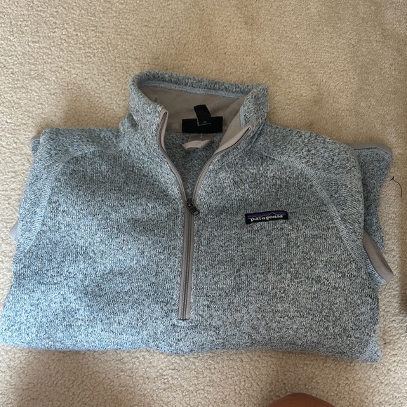 Patagonia Tops - Patagonia Men's Blue Zip-Up Sweater